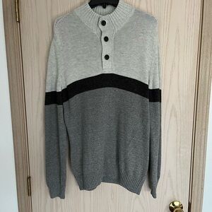 American Eagle Outfitters Two-Tone Turtleneck Sweater